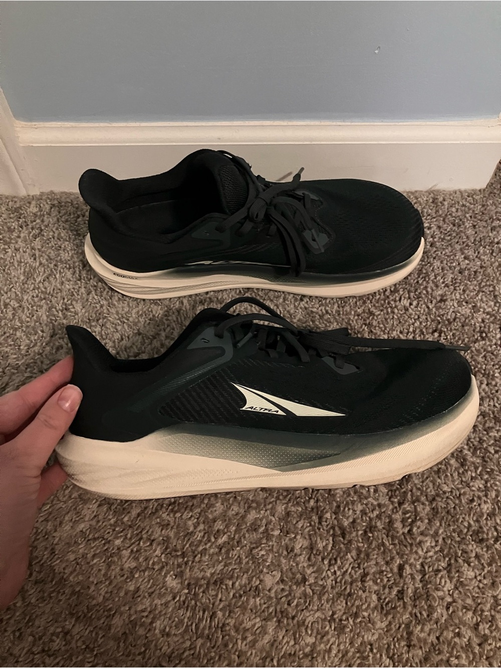 Altra Men’s Black and White Athletic Running Shoes